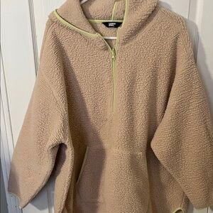 Land’s End light sherpa hoodie